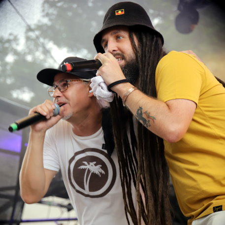 Jah Tung (AUS) with Ganjaman 30. Reggae Jam Festival - Bersenbrueck - 27.  Juli 2024 (6).JPG